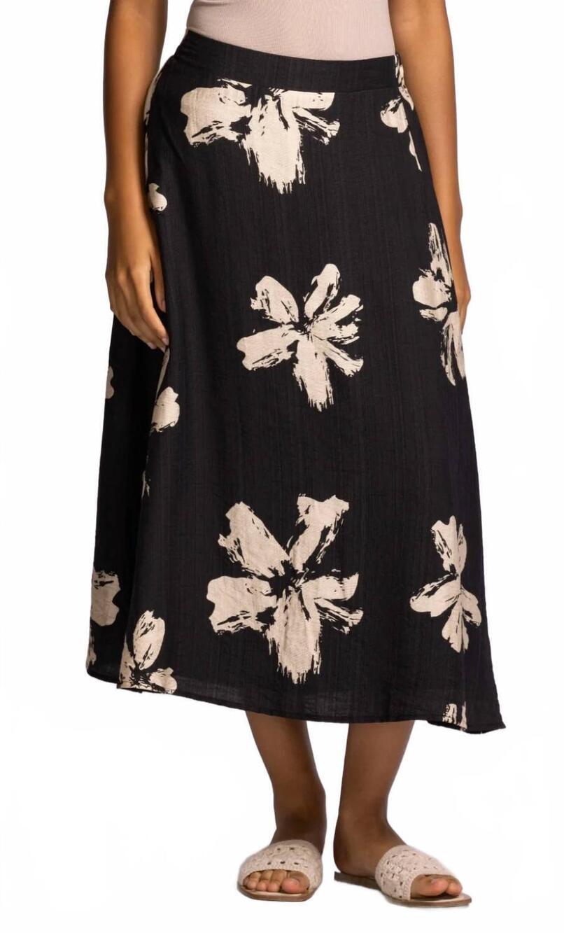 NEW PINK MARTINI women's keswick skirt in black